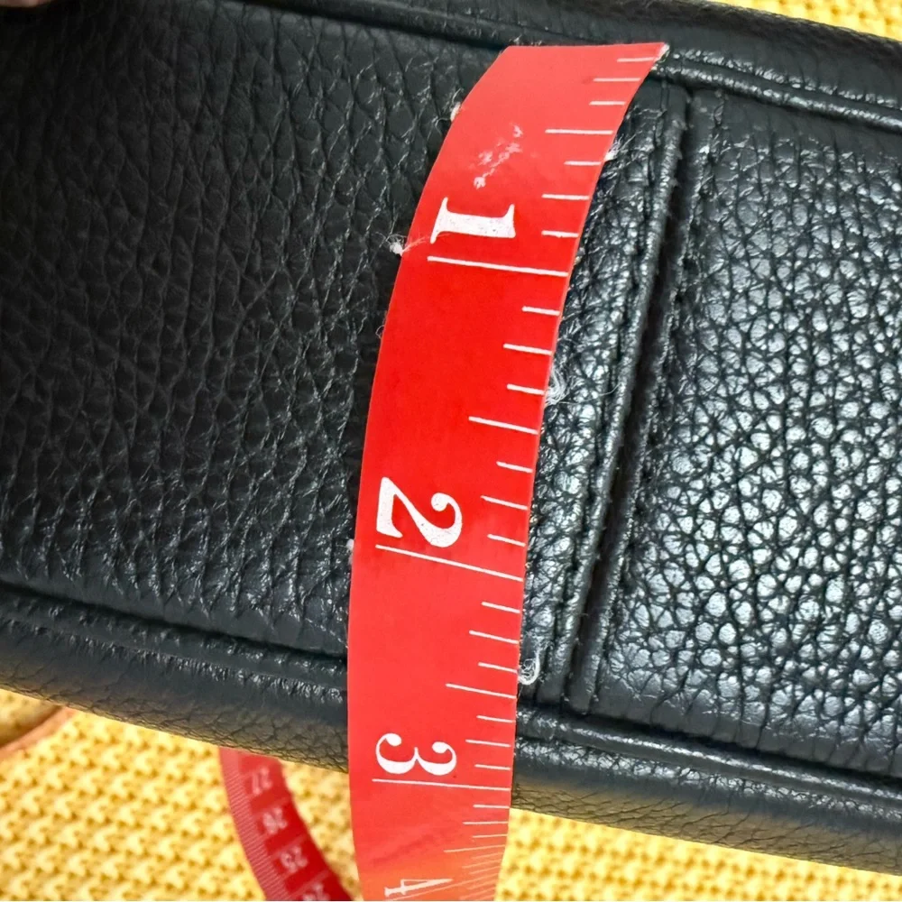 Kate Spade Black Crossbody Bag with Striped Strap - Picture 10 of 12